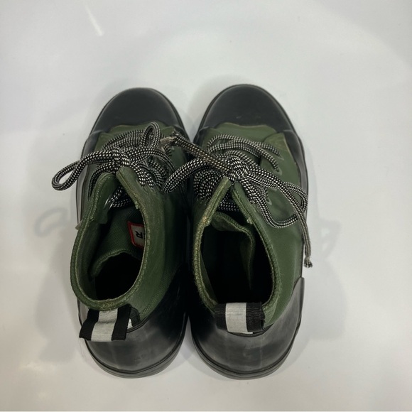 Hunter black dipped lace up boots waterproof rain boots women’s size 8.5 trendy - Picture 6 of 11